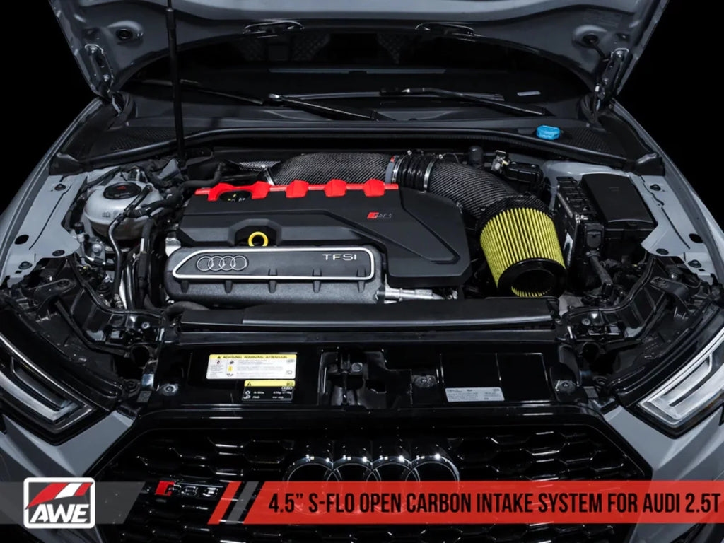 Tuning 2660-15048 Open Carbon Fiber Intake for Audi  &   -Flo