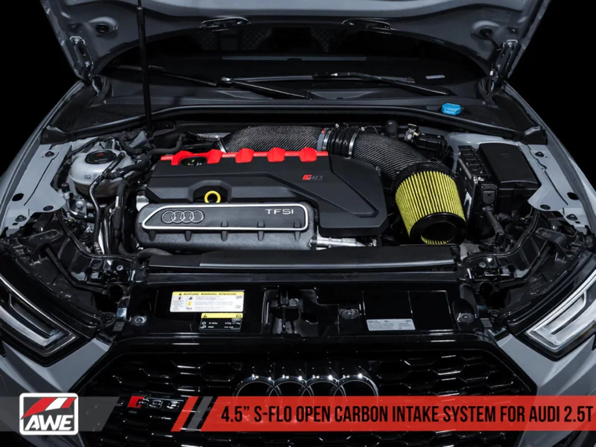 Tuning 2660-15048 Open Carbon Fiber Intake for Audi  &   -Flo
