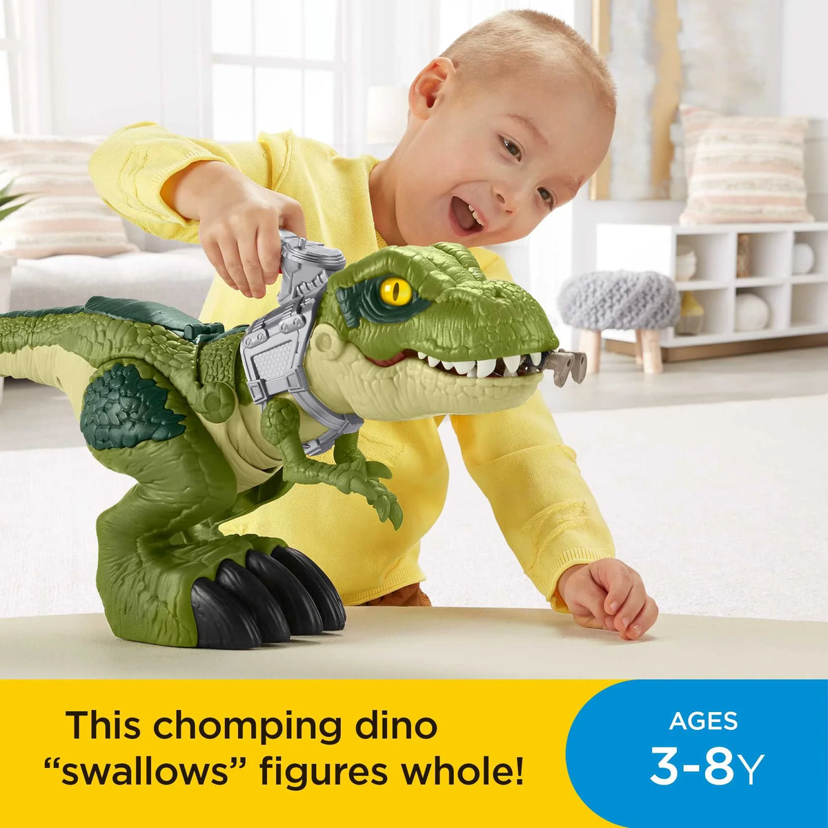 Imaginext Jurassic World Mega Mouth .Rex Dinosaur Playset