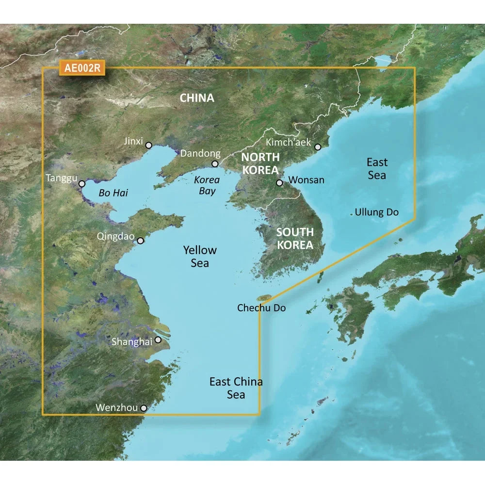 Garmin BlueChart® g3 Vision®  -  - Yellow Sea - microSD™/™