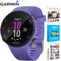 Restored Garmin 010--01 Forerunner 45S  Heart Rate Monitor Running Smartwatch (Iris) - Bundle With Fitness & Wellness Suite (, Yoga Vibes, Daily Burn) (Refurbished)