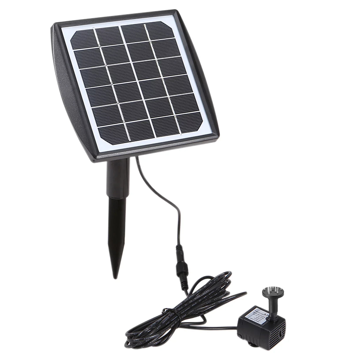Lixada Solar Panel Water Pump Fountain Pump Adjustable for  Birdbath Fish Tank Small Pond Patio Lawn Pool Garden