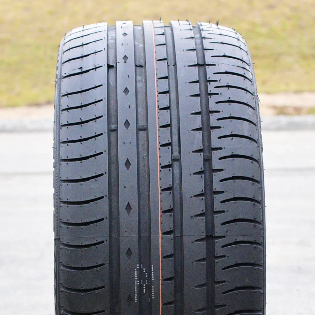 Pair of 2 () Accelera Phi 255/45ZR18 255/45R18 103Y  / High Performance Tires Fits: 2005-13 Toyota Tacoma -Runner, 2007-10 Ford Mustang Shelby