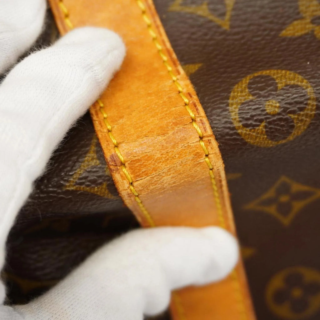 Pre-Owned Louis Vuitton Boston Bag Monogram Keepall 55  Brown Men's Women's (Good)