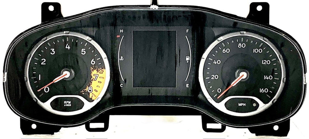 Pre-Owned 2018 Jeep Renegade Cluster Speedometer Speedo w/ Tachometer 3.5 Screen 81k  (Good)