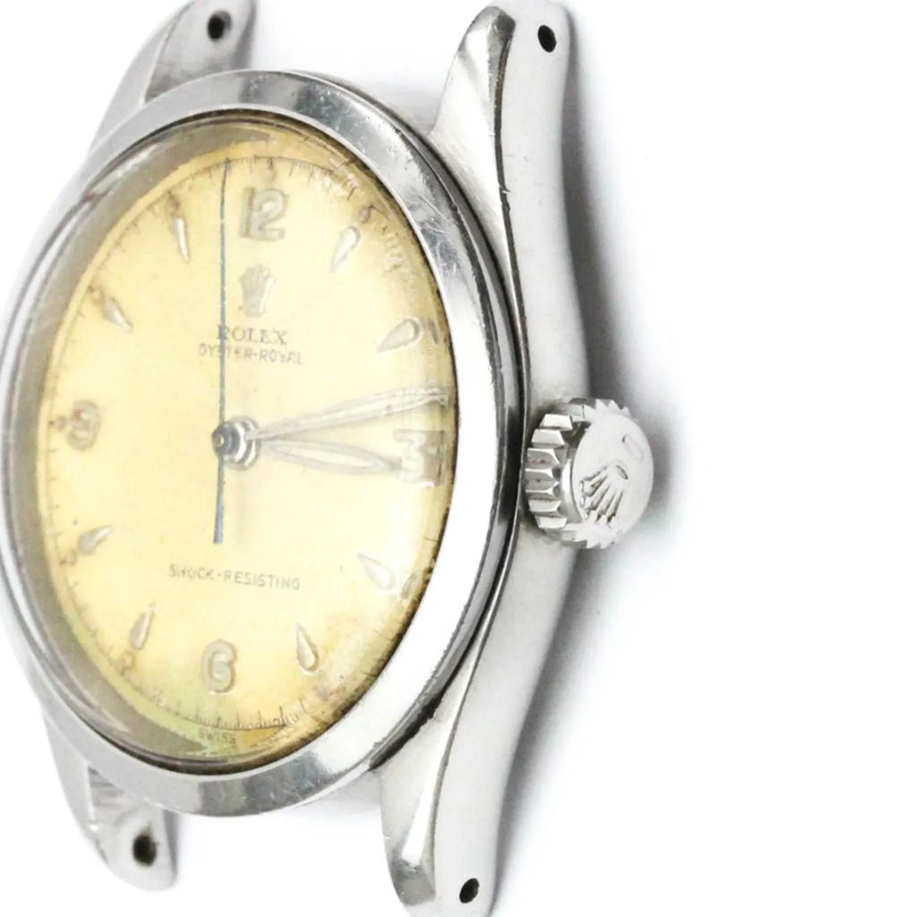 Pre-Owned Vintage  Oyster Royal Stainless Steel Hand-Winding Mens Watch 6244  (Fair)
