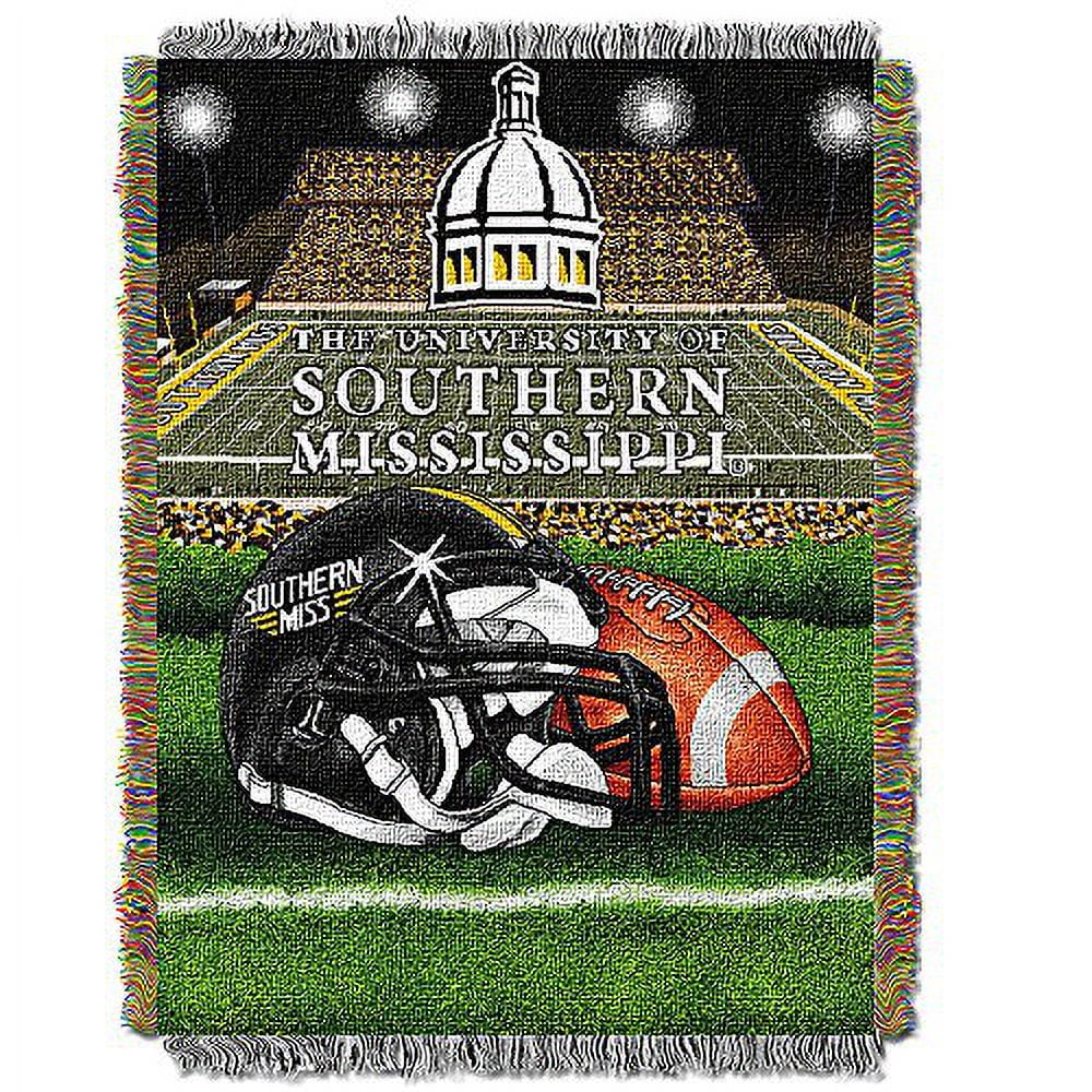 Southern Mississippi Eagles  Woven Tapestry Throw (Home Field Advantage) (48"x60")