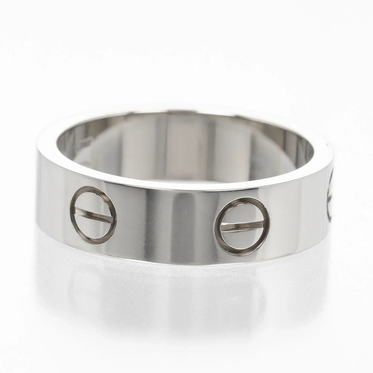 Pre-Owned Cartier  Love No. 15 Ring   White Gold Approx. 7.9g  (Good)