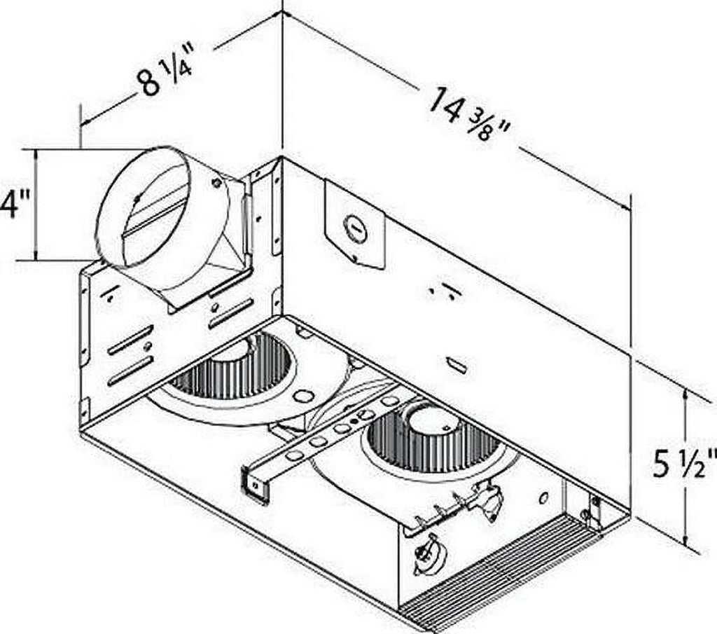 Delta BreezRadiance  80  Exhaust Bath Fan with Light and Heater