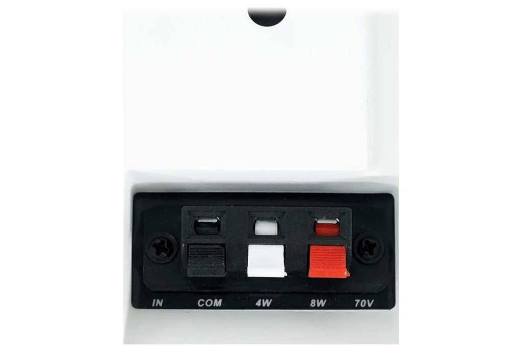 6-Zone Amp+4  White Pendant+6 Slim White Wall Speakers 4 Restaurant/Bar/Cafe