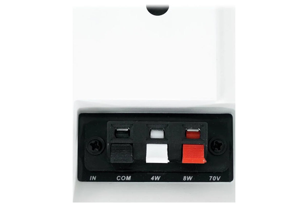 6-Zone Amp+4  White Pendant+6 Slim White Wall Speakers 4 Restaurant/Bar/Cafe