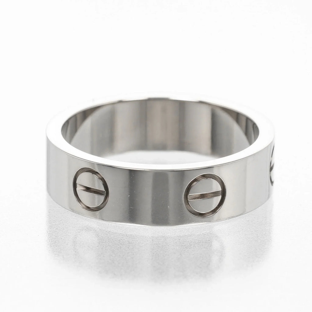 Pre-Owned Cartier  Love No. 15 Ring   White Gold Approx. 7.9g  (Good)