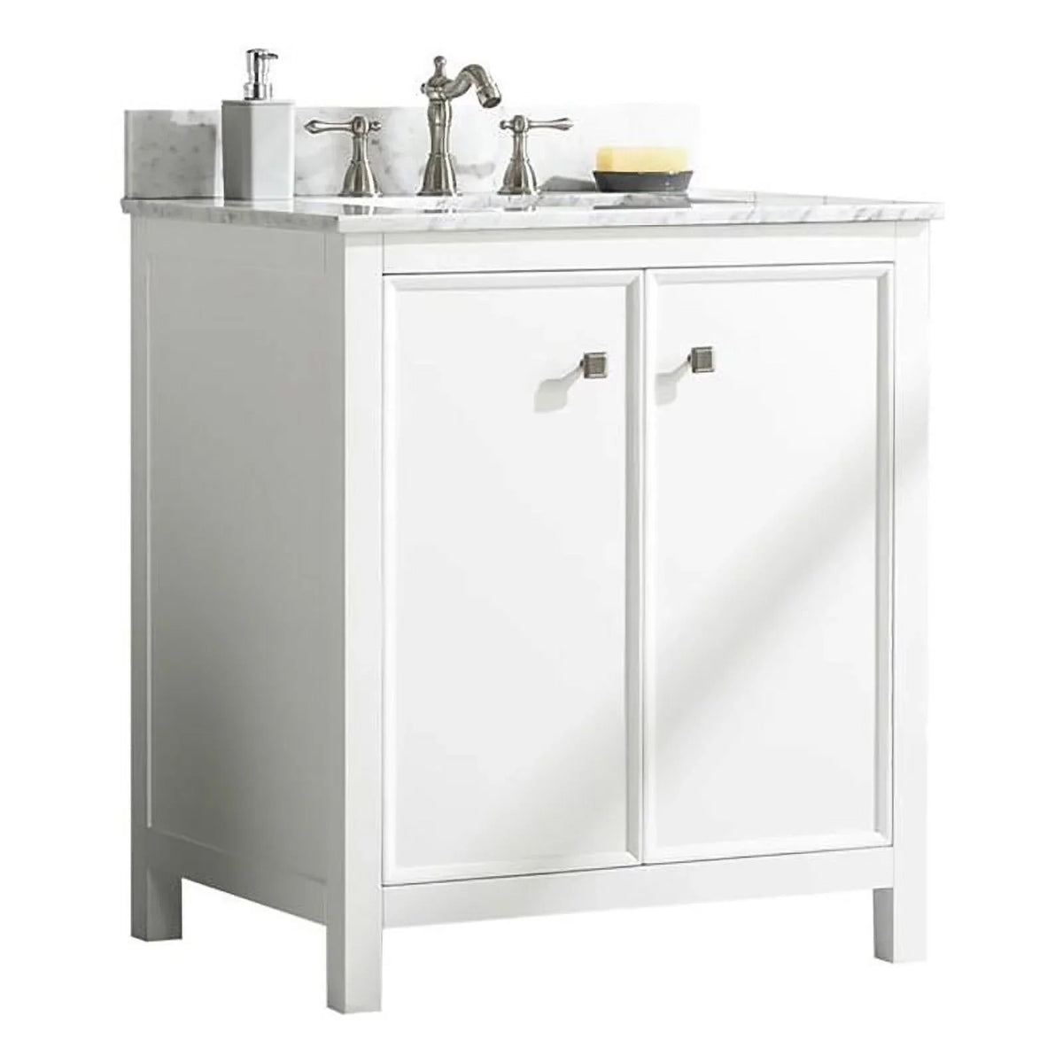 Legion Furniture 30" Contemporary /Veneer Wood Sink Vanity Cabinet - White
