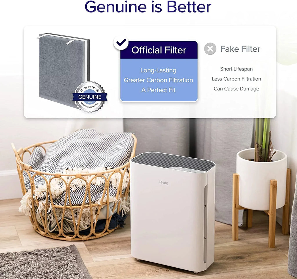 Levoit Air Purifier Replacement Filter Vital 100-, Genuine, for Vital 100, 2 Pack