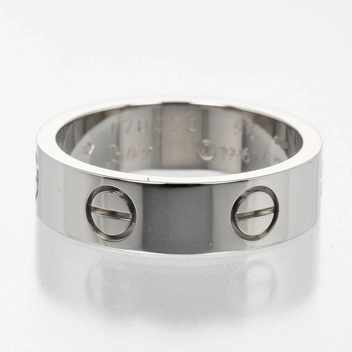 Pre-Owned Cartier  Love No. 15 Ring   White Gold Approx. 7.9g  (Good)