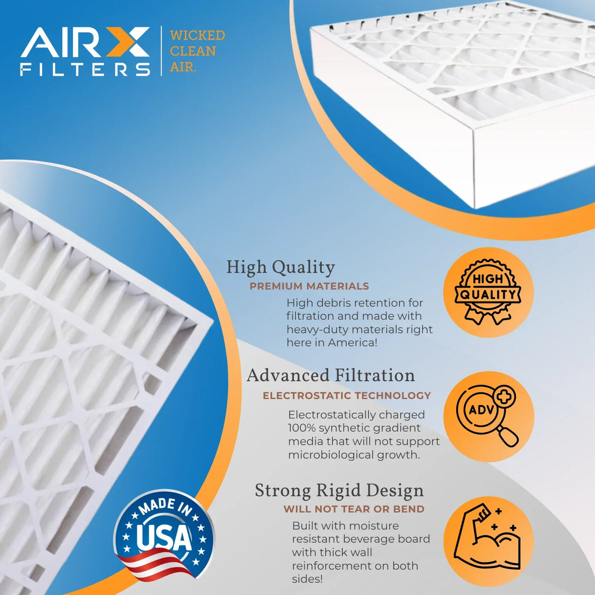 20x25x5 Air Filter  8 Comparable to  700 &  5 Compatible with Honeywell  Premium  Made 20x25x5 Furnace Filter 1 Single Filter by     .