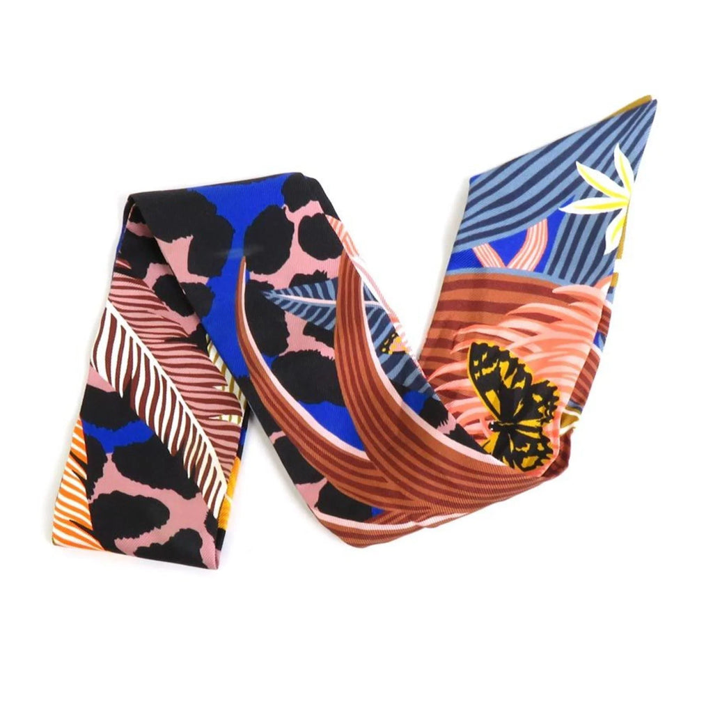 Pre-Owned  Scarf Twilly Silk Multicolor Women's (Good)