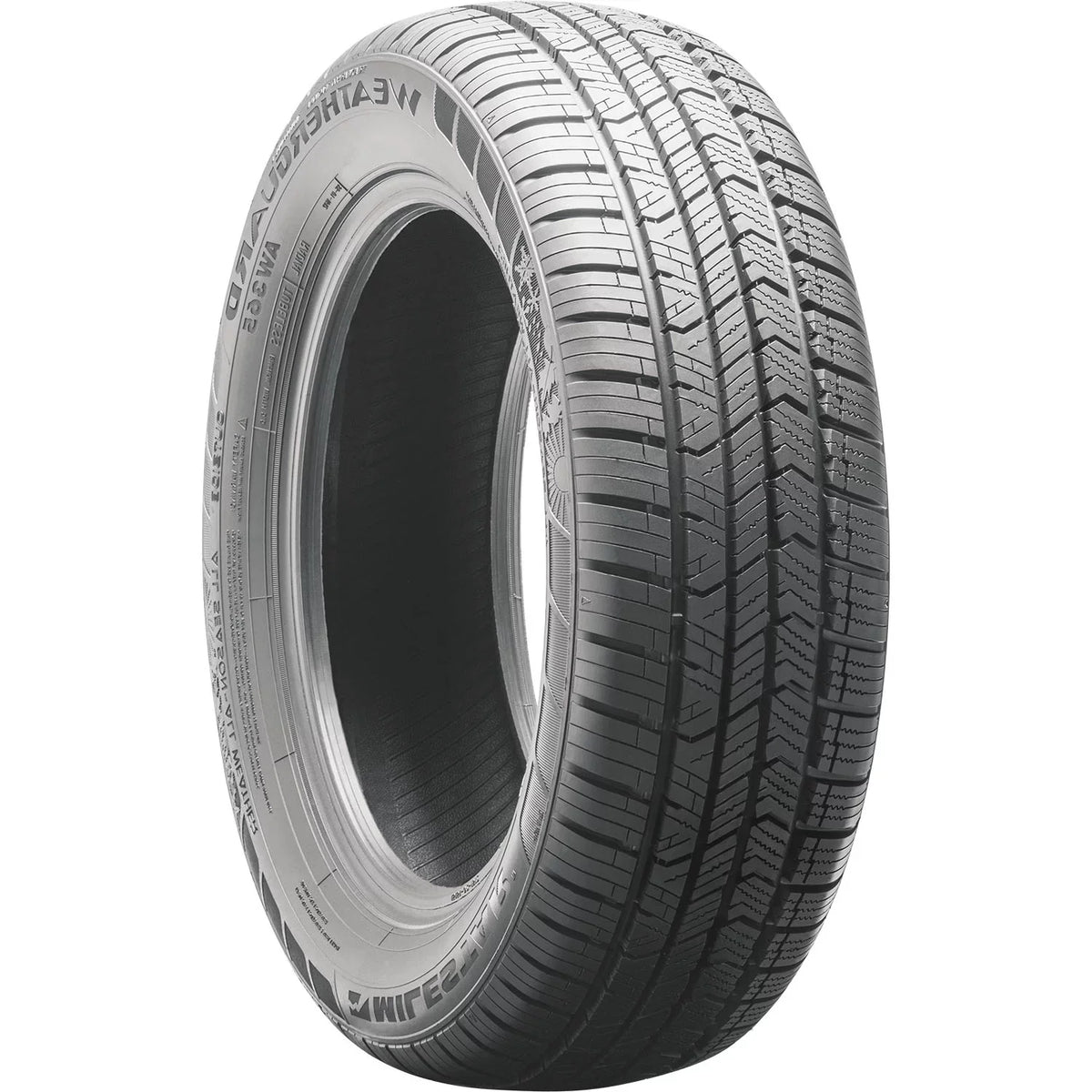 Milestar Weatherguard  All Weather /55R17 98H  Passenger Tire Fits: 2006 Nissan Altima , 2017 Volkswagen Passat Trendline+