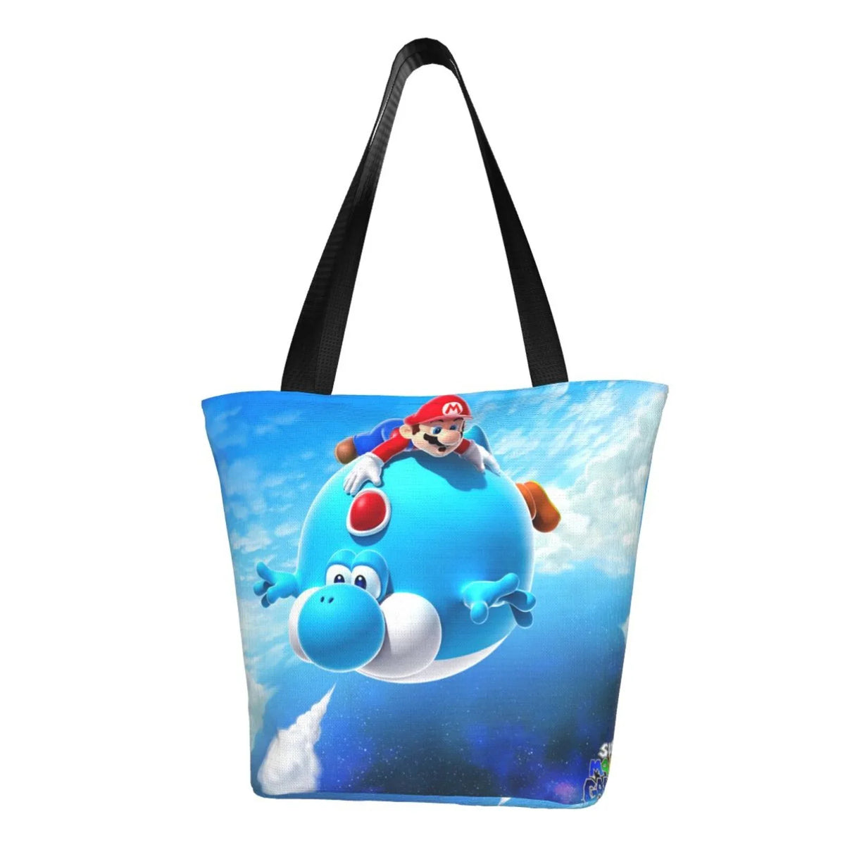 Game Super Mario Galaxy Women's Tote Bag Large Capacity Shoulder Handbag For Travel Beach Shopping Business Work School