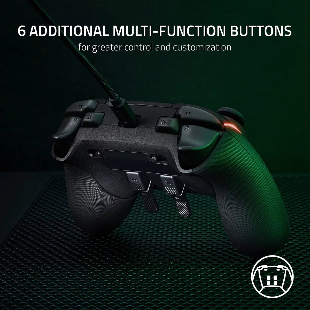 Razer - Wolverine  Wired Gaming Controller for Xbox Series |, Xbox One,  with Remappable Front-Facing Buttons - Black With Cleaning Electric kit Bolt Axtion Bundle Like New