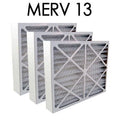 16x25x4  13 Pleated Air Filter 3PK | 15.5x24.5x3.625 - Actual Size
