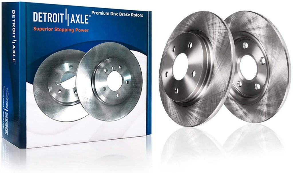 Detroit Axle -  Brake Kit for 2012-2016 Honda - Replacement 2013 2014 2015 Disc Brake Rotors and Brakes Pads Front and Rear