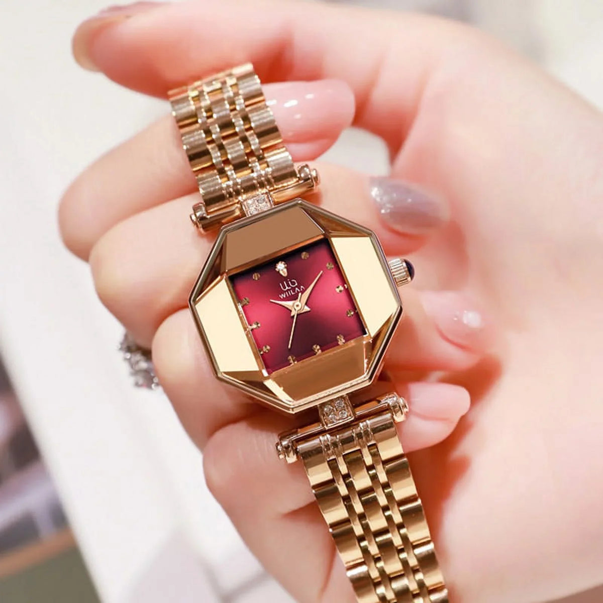 Luxury Brand Diamond Women Watches Gold Quartz Ladies Wrist Watches Stainless Steel Clock Female Watch Relogio Feminino 2022 - Quartz Wristwatches