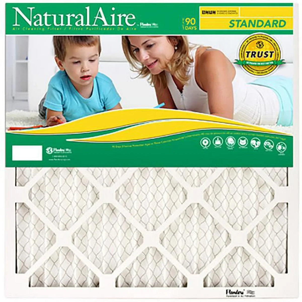 Precisionaire 4314720 10 x 36 x 1 in. Flanders NaturalAire 8  Pleated Air Filter - Pack of 12