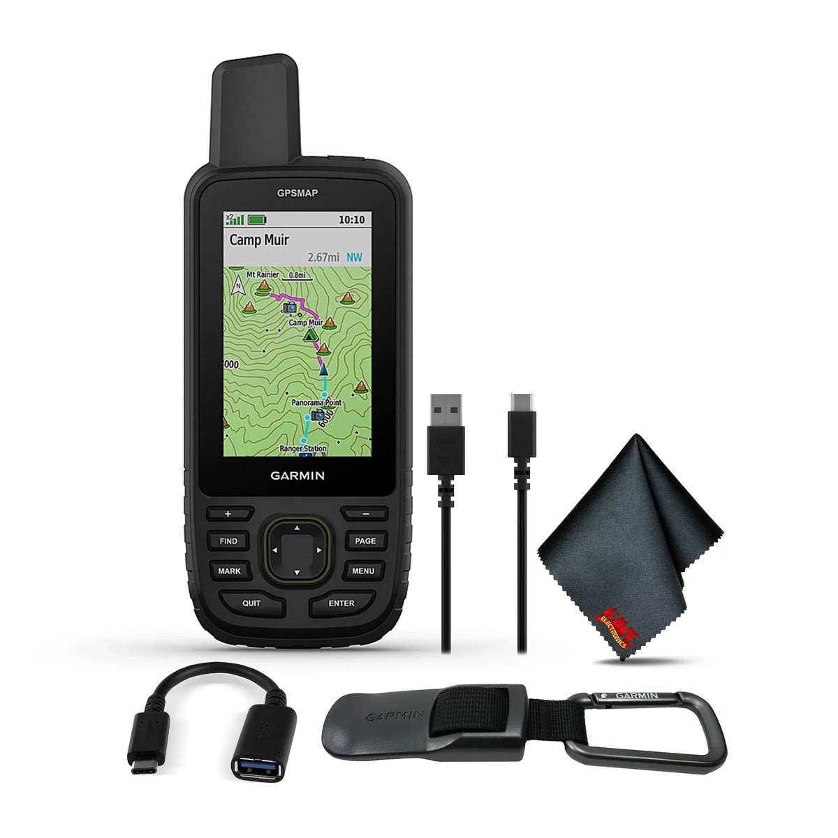 Garmin  67 with - Adapter and 6Ave Cleaning Cloth