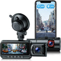 4K Dual Dash Cam  WiFi Car Camera, 2160P+1080P Dashcam Front and Inside  Night Vision, 3.16”  Screen, Night Vision, 170°Wide Angle, , 24H Parking Mode