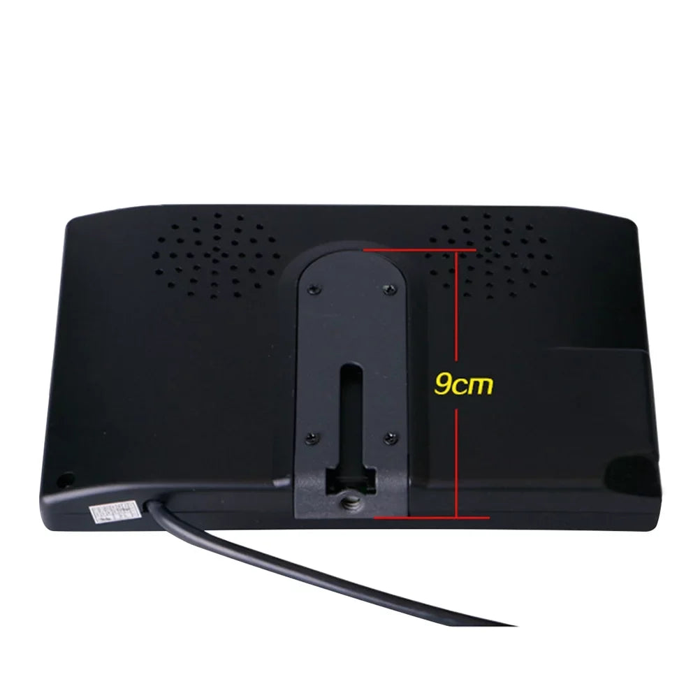 Backlight Color Mirror Monitor For Car Reverse Rear View Backup Camera Car Dvd Serveillance Camera (Black) 7" Tft Lcd