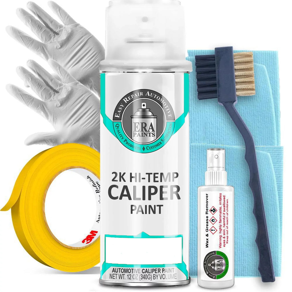 Paints Teal Brake Caliper Paint Kit With Omni-Curing Catalyst - 2K Aerosol High Gloss Chemical Resistant and Extremely Durable Against Color Fade and Brake Fluid