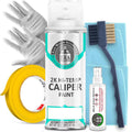 Paints Teal Brake Caliper Paint Kit With Omni-Curing Catalyst - 2K Aerosol High Gloss Chemical Resistant and Extremely Durable Against Color Fade and Brake Fluid