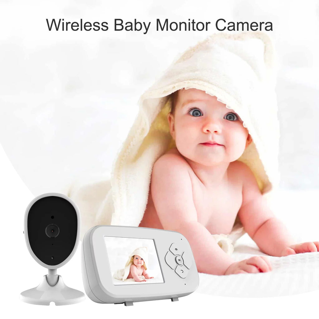 Arealer Wireless Monitor Video Monitor for Monitor with 2.8 Inch   Screen Room Detection  Functions Built-in Lullabies