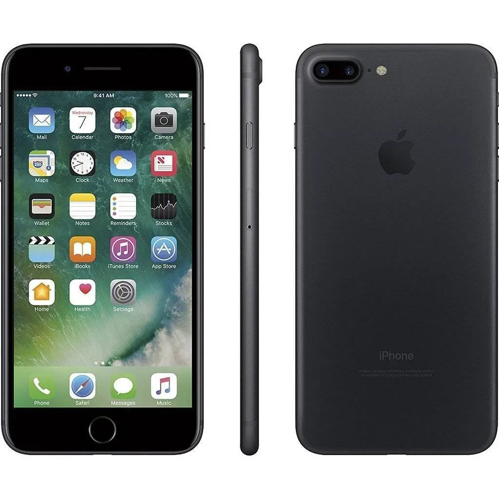 Restored Apple iPhone 7 Plus 128GB, Black - Unlocked  (Refurbished)