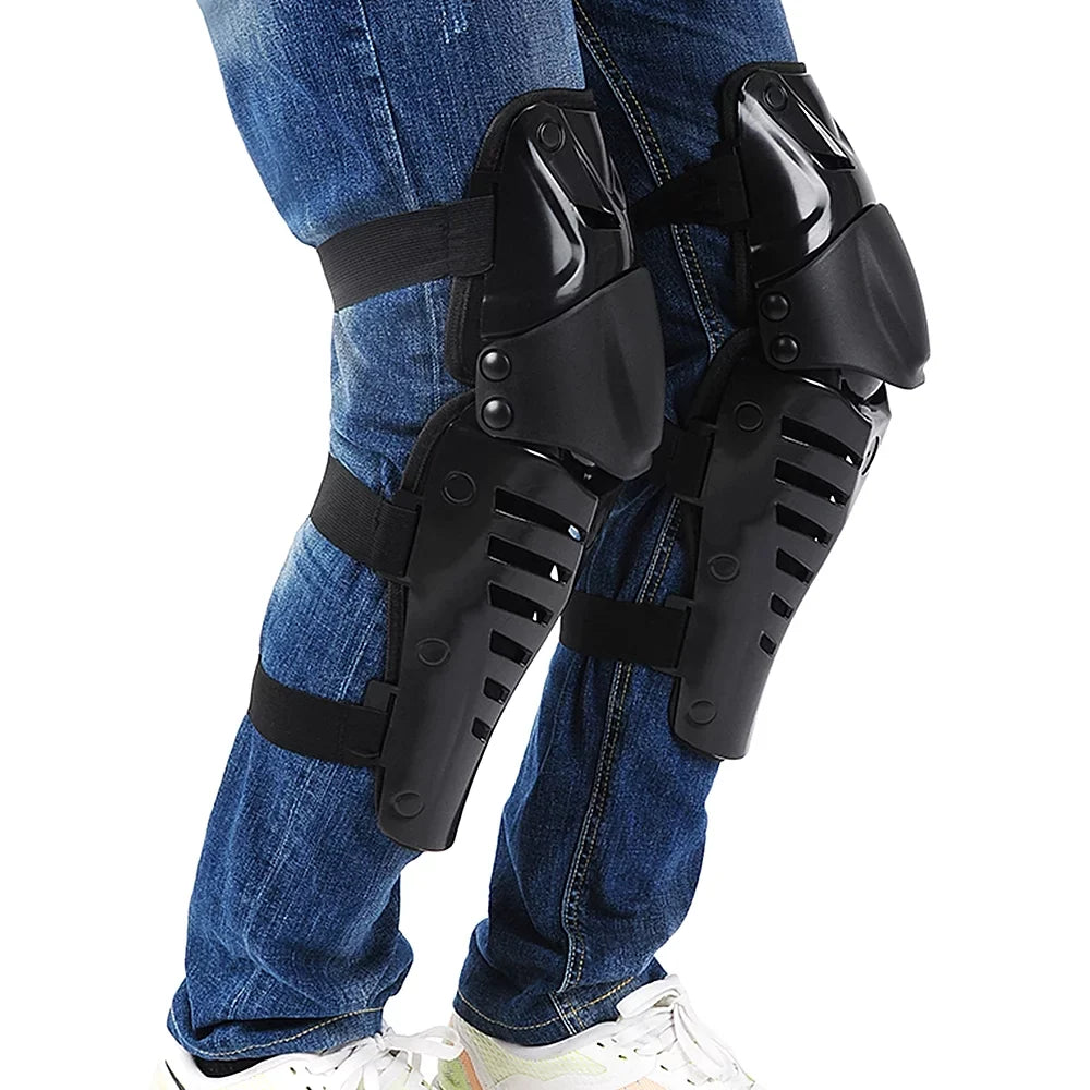 1 Pair Motorcycle Knee Pad Motor Racing Knee Protector Knee Guards Knee Guard Braces