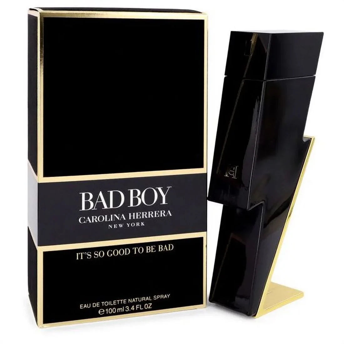 Bad Boy Men's Perfume 3.4 oz Eau De Toilette Spray Ca-roli-na Her-re.ra_EDT Spray