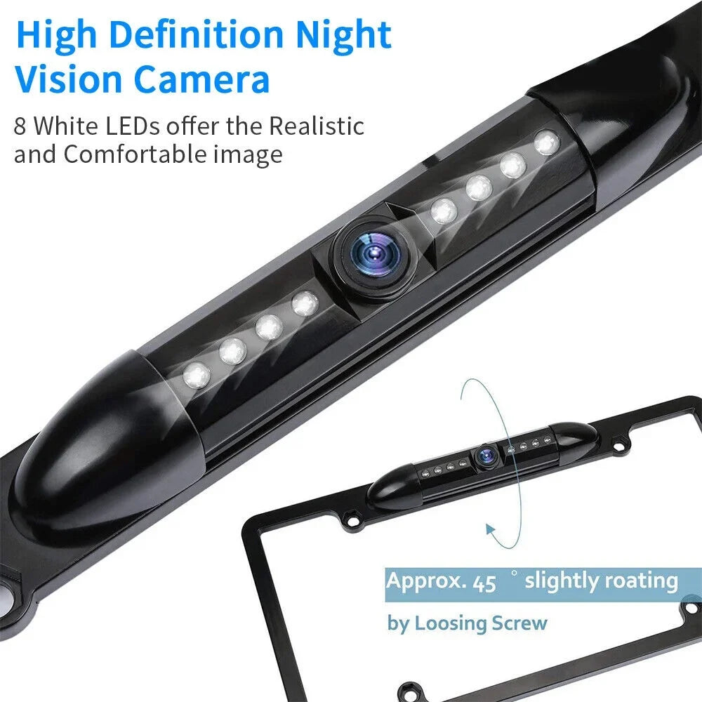 Onemayship High Definition Rear View Backup Camera - Clear Images -  Waterproof - Universal Fit - Night Vision