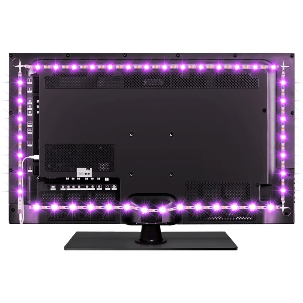 Led  Backlight, Bason 8.33ft  Led Lights Strip for /Monitor Backlight, Led Strip Light with Remote,  Bias Lighting for Room Home Movie Decor.(42-50inch)