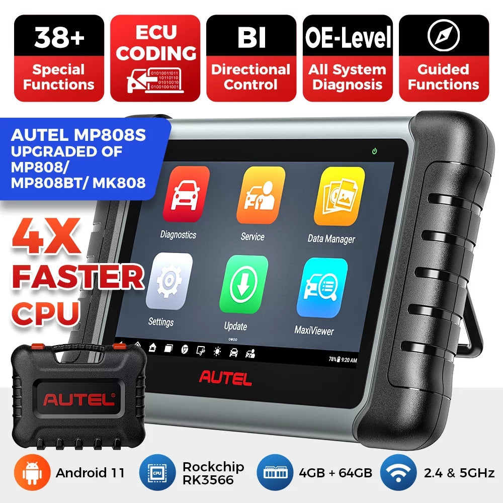 Autel Scanner MaxiPRO  Car Diagnostic Scan Tool All System Diagnostics  Coding, Active Test, 36+ Service, Upgraded of / /