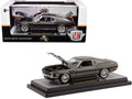 1970 Ford Mustang "Foose" Gambler 514 Jaguar British Racing Green Metallic with Black Stripes Ltd Ed 6880 pcs 1/24 Diecast Model Car by  Machines