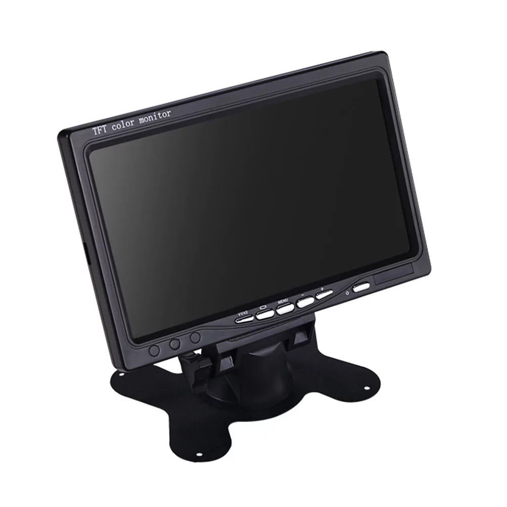 Backlight Color Mirror Monitor For Car Reverse Rear View Backup Camera Car Dvd Serveillance Camera (Black) 7" Tft Lcd