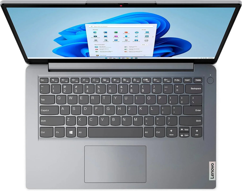 Lenovo IdeaPad 1i 14" Laptop Computer, Intel Pentium Silver  Processor, 4GB  , 128GB eMMC + 64GB  Card, WiFi 6, Bluetooth 5.1, 1-Year Office 365, Cloud Grey, Windows 11