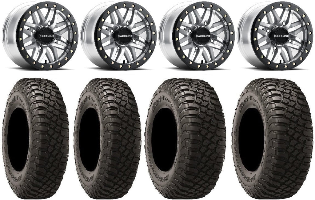 Raceline Ryno Bdlk 14" Mh Wheels 27"   Tires Sportsman 550 850 1000