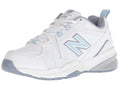 New Balance Women's 608v5 Casual Comfort Cross, White/Light Blue, Size 10.5 oS05