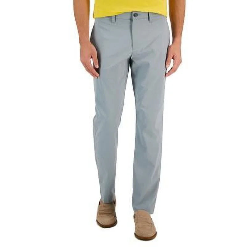 Men's Slim-Fit Solid Tech Pants Monument Grey 31 x 32