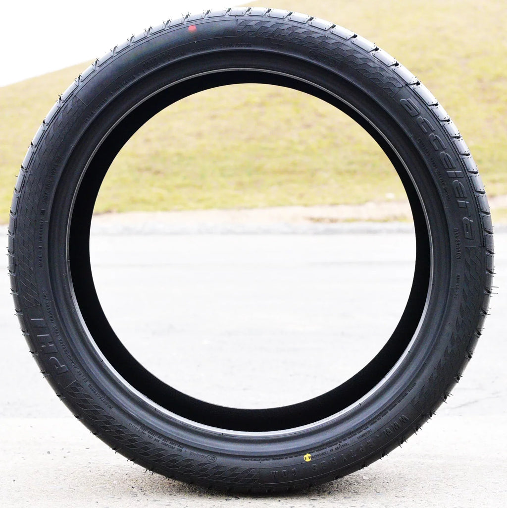 Pair of 2 () Accelera Phi 255/45ZR18 255/45R18 103Y  / High Performance Tires Fits: 2005-13 Toyota Tacoma -Runner, 2007-10 Ford Mustang Shelby