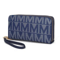 Collection by Mia .  Danielle Milan  Signature Wallet Wristlet - Navy