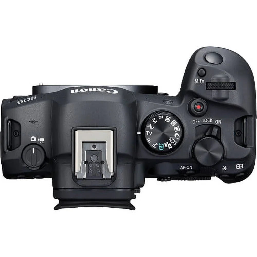 Canon   Mark  Mirrorless Camera with 24-105mm f/4-7.1 Lens (5666C018) + 64GB Memory Card + Case + Corel Photo Software + 2 x  Battery + External Charger + Card Reader +  Light + More