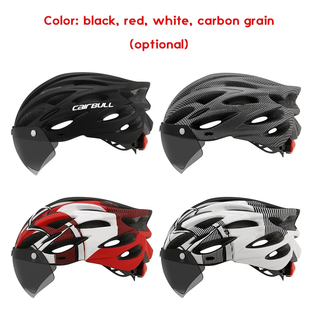 Riding Helmet,Road Mountain Lens Brim Bike Tube Bike Tube Bike Frame Mountain Bike Helmet Ride Safely Added Brim Helmet Equipment Frame Waterproof Frame Bike Frame Waterproof - Comes Lens